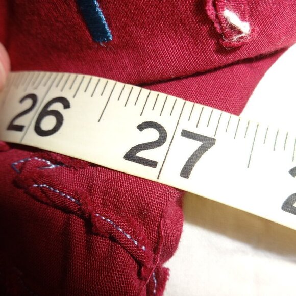 Norm Thompson women's size 2X, light weight jacket burgundy / blue embroidery - Picture 11 of 12